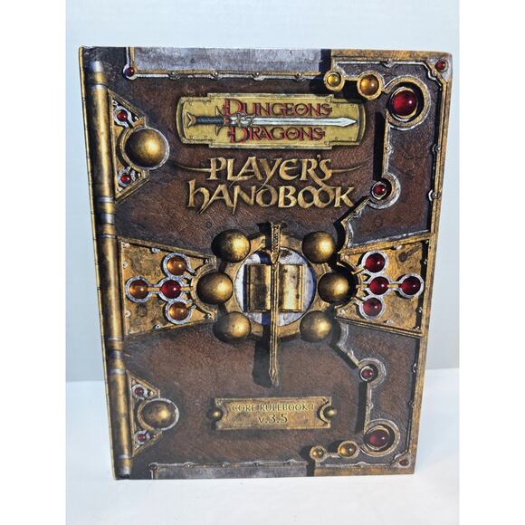D&D 3.5 Player's Handbook - DND Dungeons & Dragons Wizards OOP First Printing - Picture 1 of 3